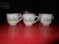 6 petites tasses à café en