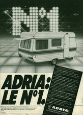 Publicité ancienne caravane