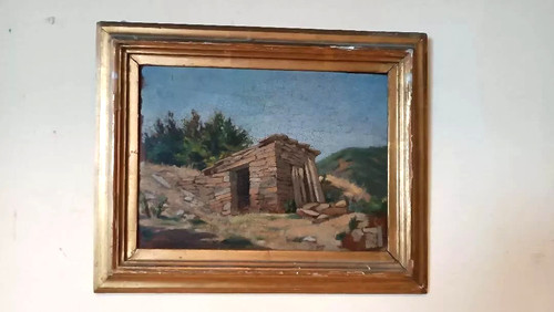 Peinture paysage huile sur - peinture,