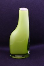 IKEA OKKSO  in Verre  Art Cased Glass Vase 8" Asymmetric Modern Offset Neck