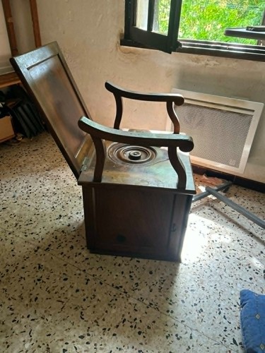 Fauteuil ancien toilette - fauteuil,