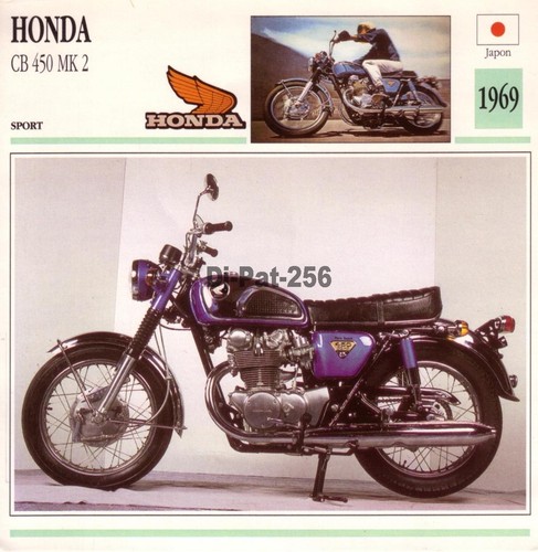 Fiche moto honda 450 twin - :,