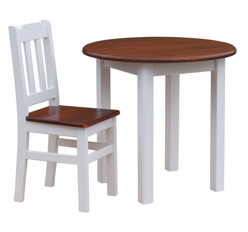 Table ronde pin - ronde,