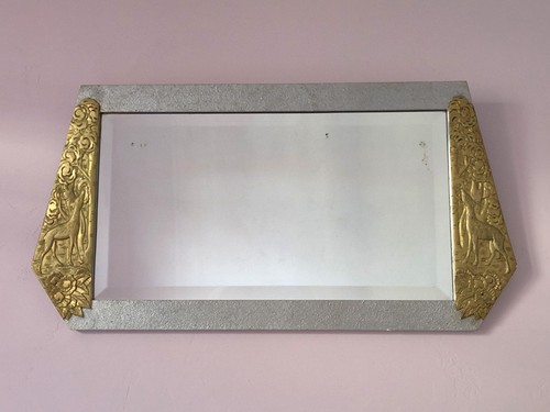 Miroir bois art déco - art, glace
