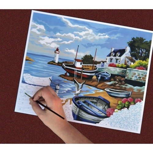 Peinture numéro rivage - numéro,