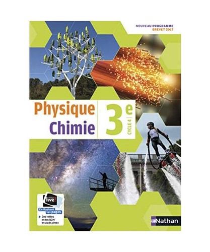Physique chimie cycle - chimie, 3e