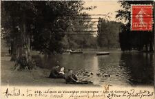 Old postcard Les Bois de VINCENNES picturesque - Lake and Ducks (519741)