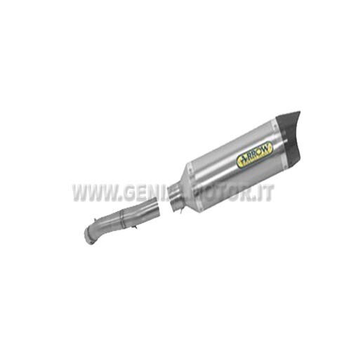 Pot echappement link - +, arrow