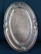 Plat Ancien Argenté