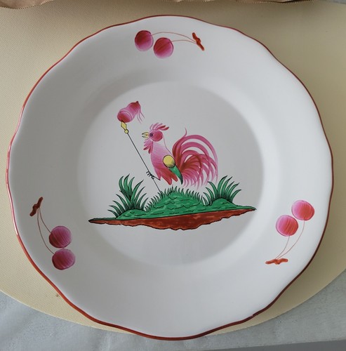 Assiette coq saint clément - saint,