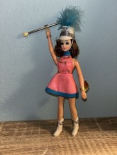 VTG ‘70s Topper Dawn BFF Majorette “CONNIE” w Baton - MINT w/ SILVER  Trim