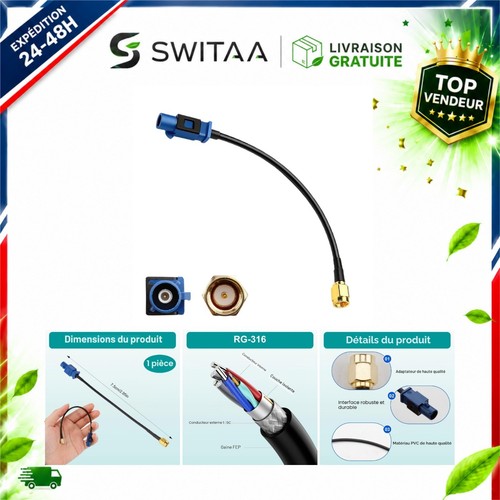 Adaptateur antenne gps fakra - antenne,