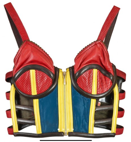 Bustier corset cuir - bustier/corset,