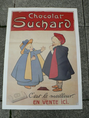 Affiche chocolat suchard - affiche,