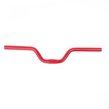 Aluminum Bike Fixed Gear Riser Bar Handlebar 25.4mm*520mm (red)