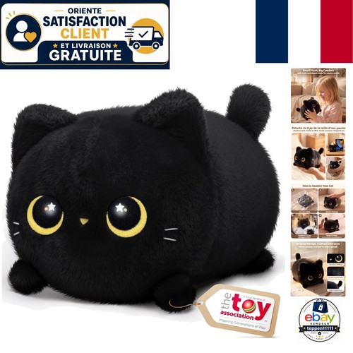 Mewaii peluche douce - mewaii, noir