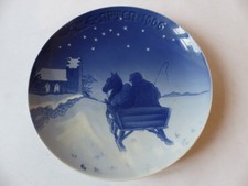 Bing & Grondahl 1906 Christmas Plate Porcelain Christmas Plate (27026)