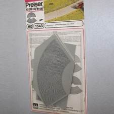 Éléments De Piste En Échelle H0 Preiser 1543 3 Pz Éléments Courbes X Plastiques