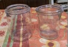 2 anciens bocaux conserve en