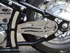 Yamaha Dragstar Vstar XVS 1100 Personnalisé & A Classique Chrome Lecteur Axe