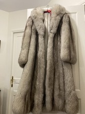 manteau de fourrure renard