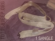 1 SANGLE DE PORTE SANS BOUCLE . us ww2 jeep willys m201 gpw