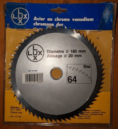 Lame scie circulaire acier