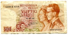 Billet 50 Francs Belge  De