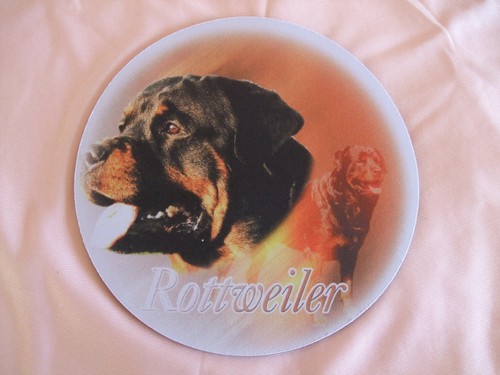 Tapis souris rottweiler - souris,