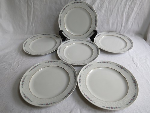 Assiettes plates porcelaine - 6,