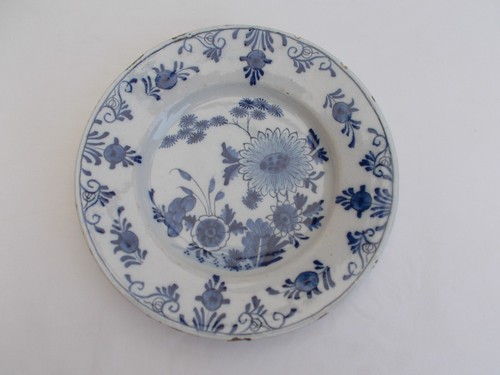 Assiette faience delft xviii - assiette,