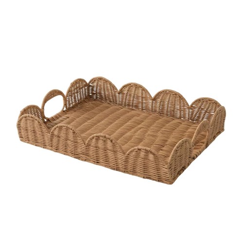 Plateau rotin naturel - plateau,
