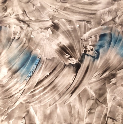 Tableau art abstrait cire - tableau,