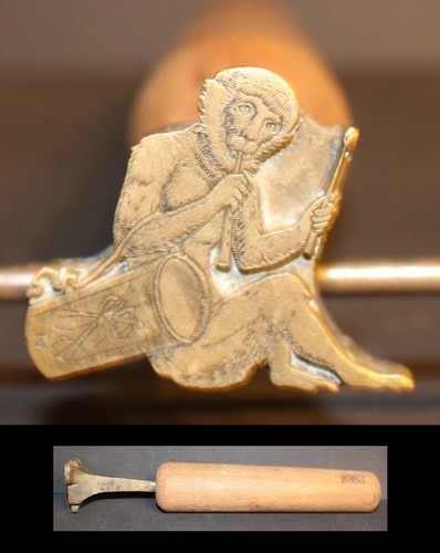 Rare grand fer dorer singe - grand,