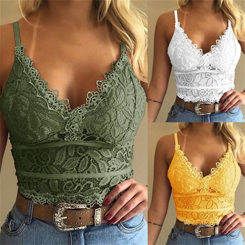 Dentelle femme haut court - dentelle,