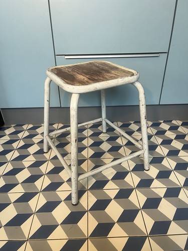 Ancien tabouret atelier - ancien,