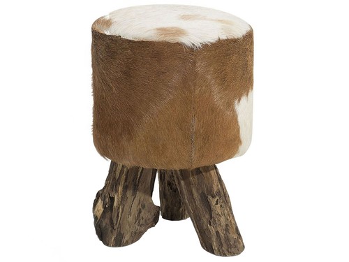 Petit tabouret rond - rond, trépied