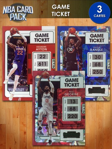 Pack cartes nba game - nba, ticket