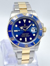 Rolex Submariner Date 116613LB 40mm Bluesy Blue Dial Ceramic Bezel Papers