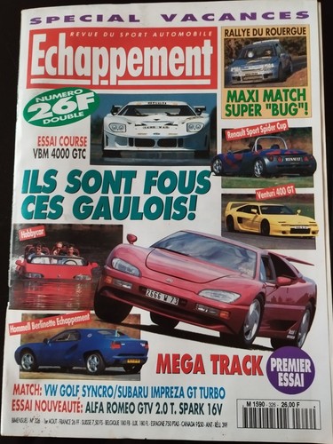 Echappement 326 8 1995 - du, 8/1995