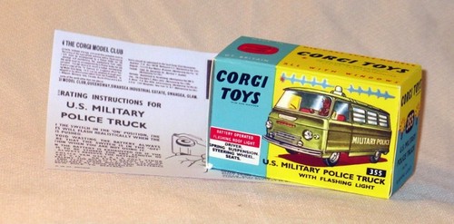 Corgi toys 355 - corgi, u.s.military