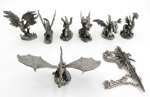 Figurines dragons épée - figurines, et