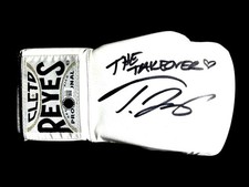 Teofimo Lopez Signed White Cleto Reyes Autograph Boxing Glove W/Insc BAS BS73292