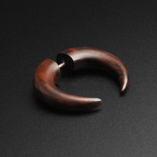 Pince À Oreille En Bois Narra | Élargisseurs De Plug Fausse