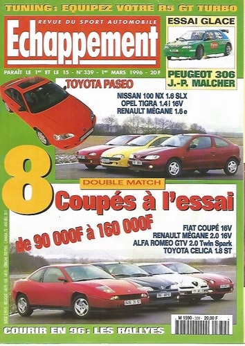 Echappement 339 essai 8 - n°339,