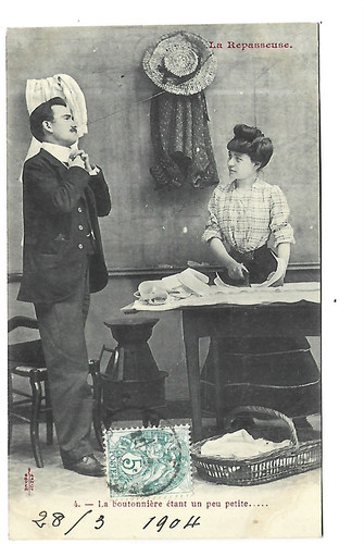 Carte fantaisie femme - carte, au