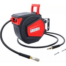 ENROULEUR GROS DEBIT 12mm DEVIDOIR AUTOMATIQUE BGS 12+2METRES TUYAU AIR COMPRIM