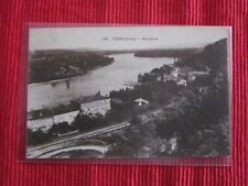 Old postcard WRITTEN STAMP VERIN LOIRE PANORAMA 42
