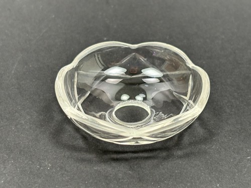 Bobèche verre moulé - en,