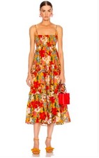 Australian  NICHOLAS Women’s Floral Smocked Prairie Dress. Sz. 2 Price $498.00